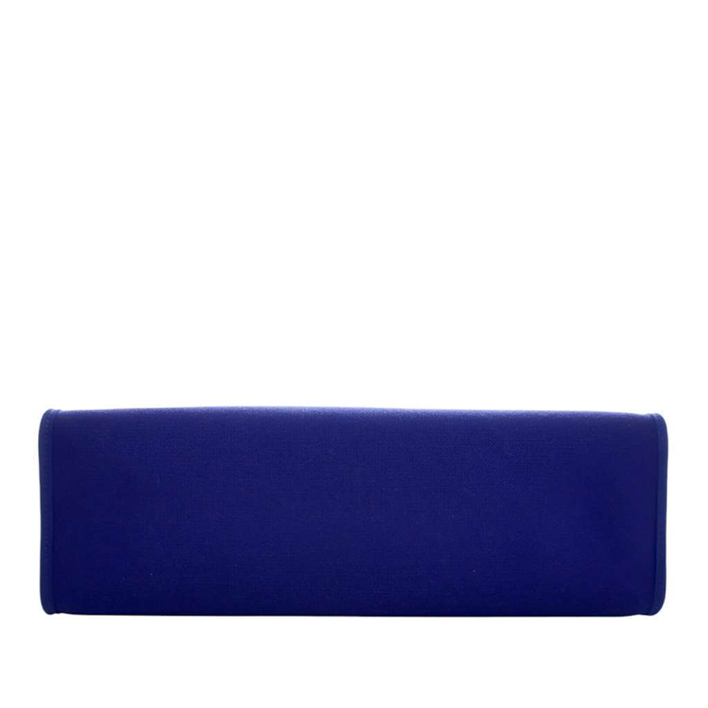 Hermès Toile Herbag Zip 31 Blue Canvas Very good condition - Box View