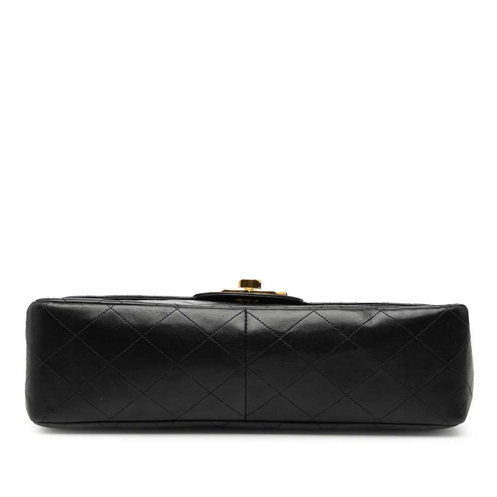 Chanel Jumbo XL Classic Lambskin Single Flap Black Leather Very good condition - Inside View