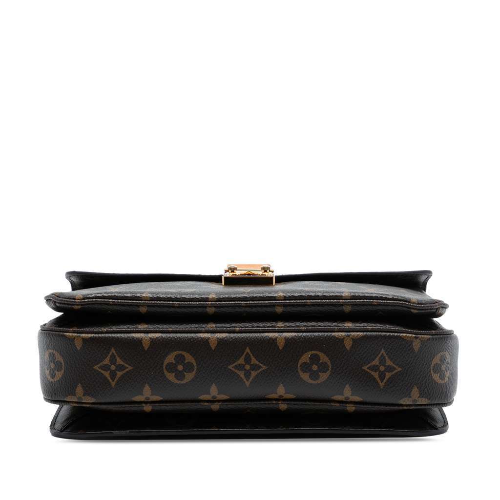 Louis Vuitton Monogram Pochette Metis Brown Good - Inside View