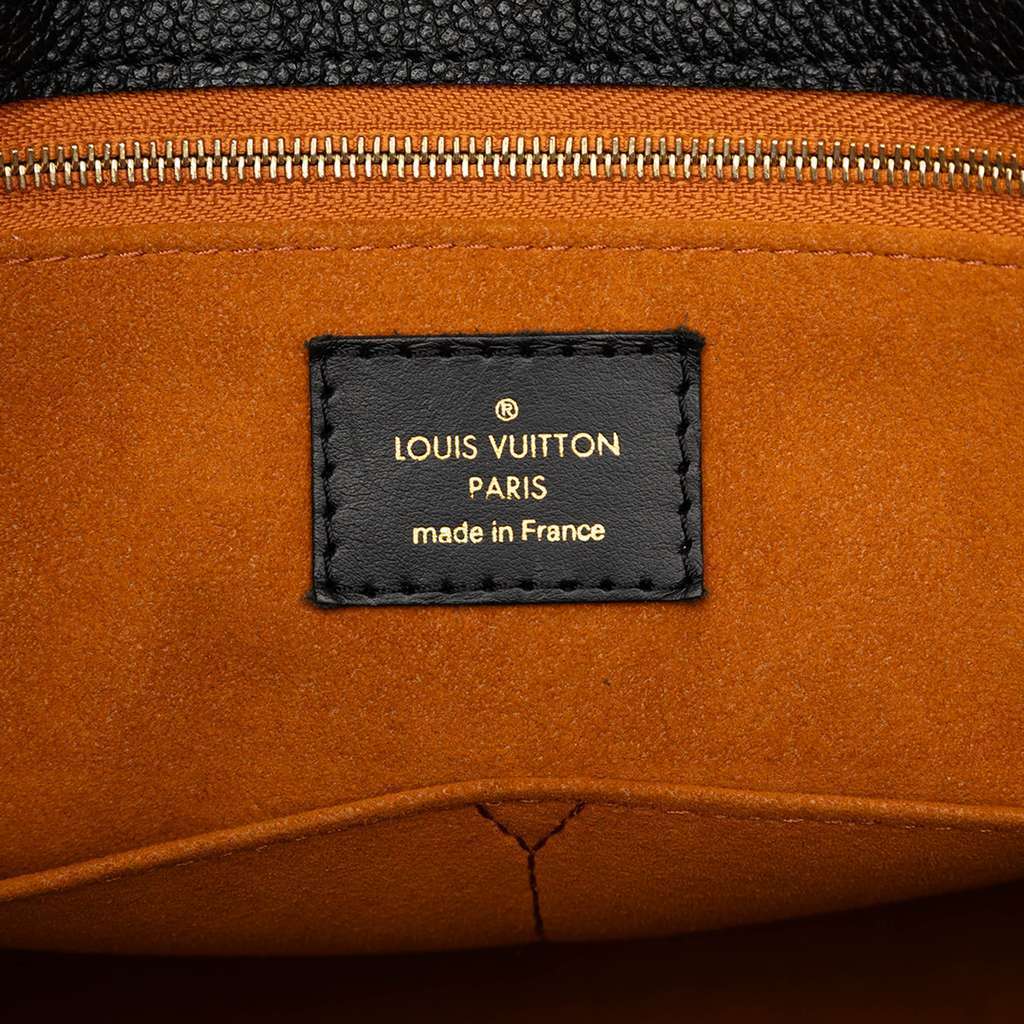 Louis Vuitton Monogram Empreinte Onthego MM Black Leather Very good condition - Box View