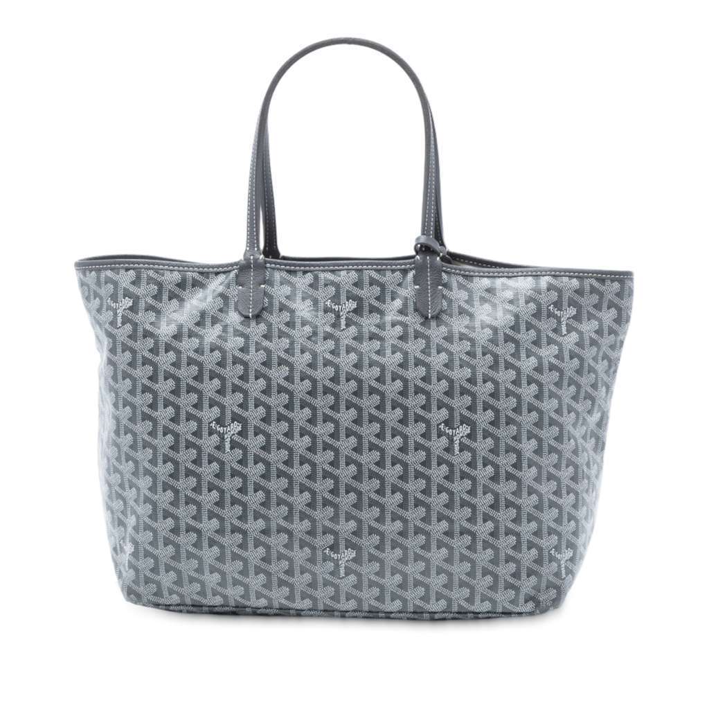 Goyard Goyardine Saint Louis PM Grey Canvas Very good condition - Front View