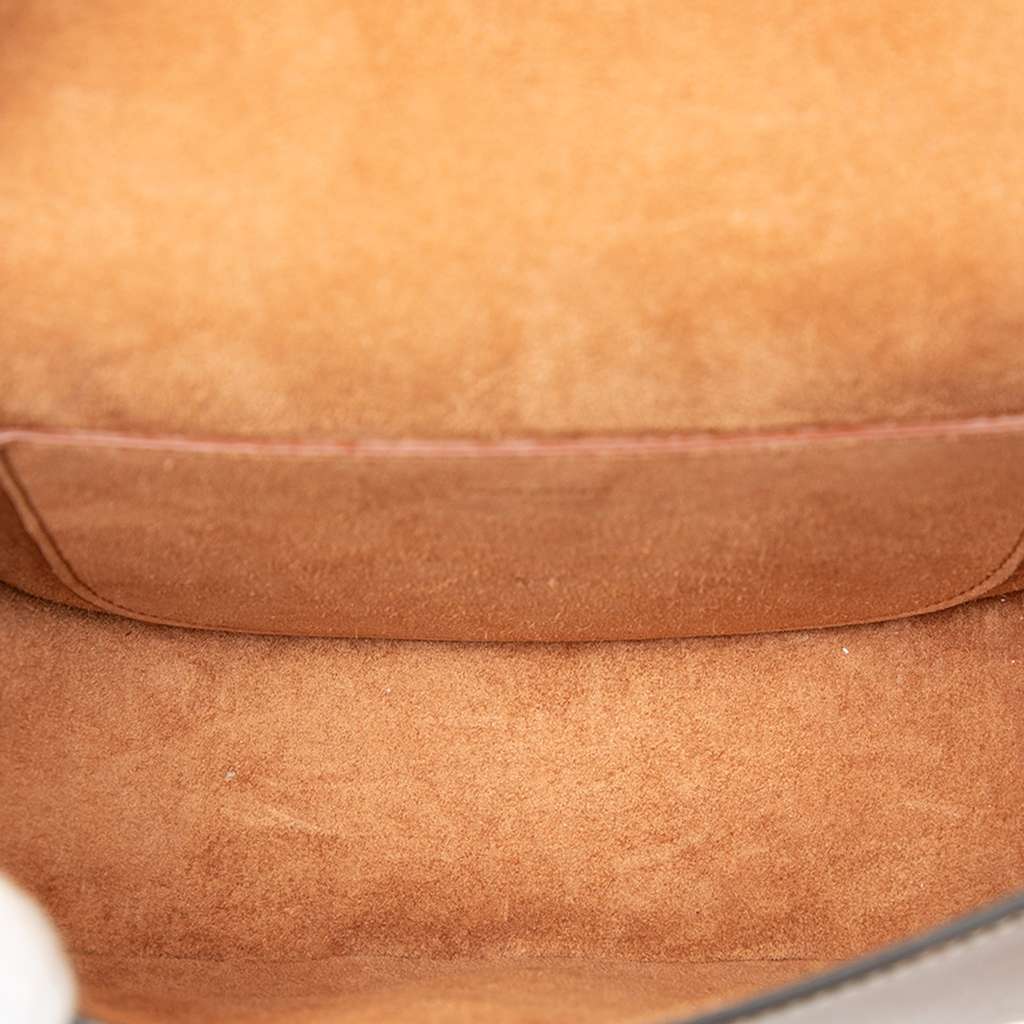 Celine Medium Calfskin Cuir Triomphe Folco Crossbody Brown Leather Good - Model View