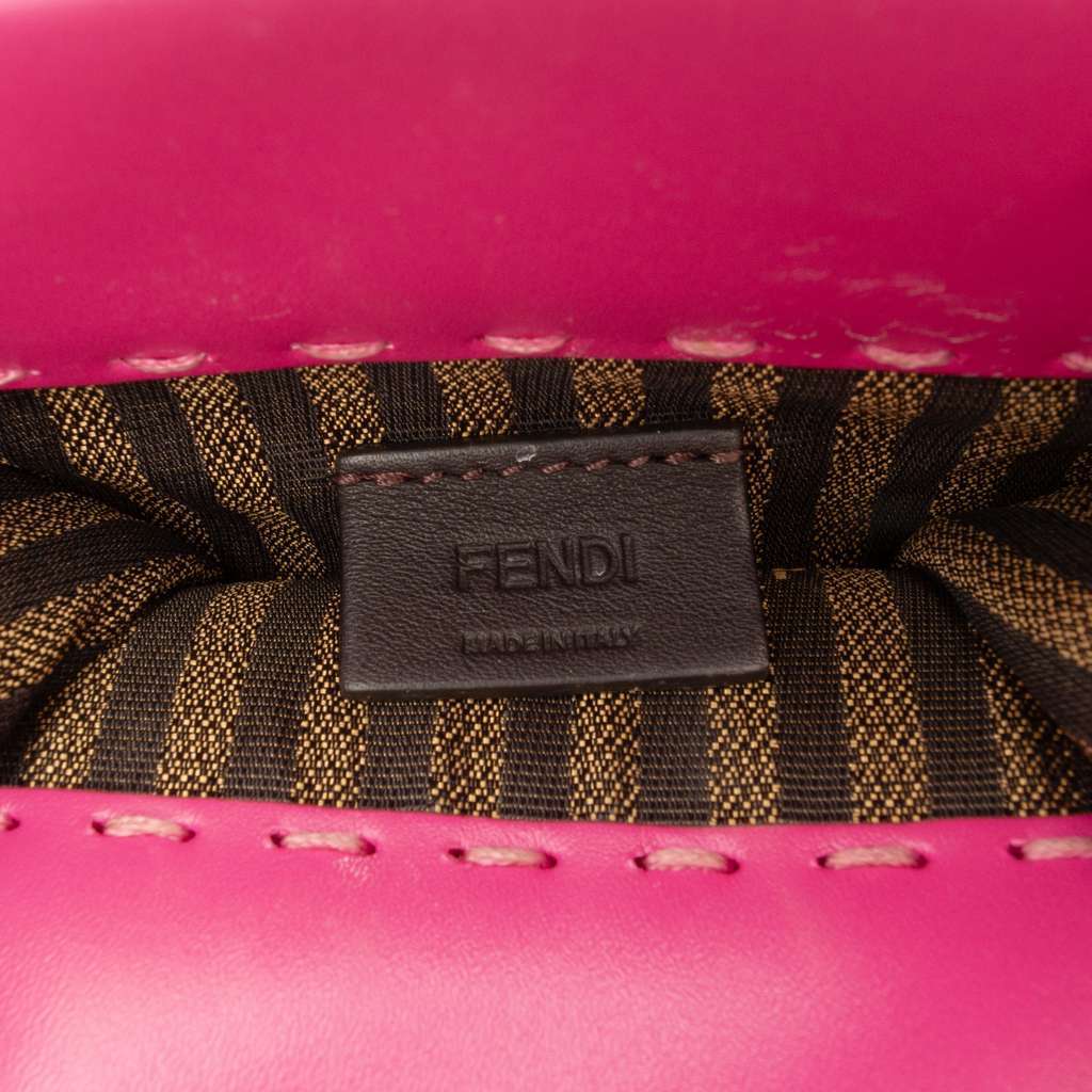 Fendi Mini Leather Sunshine Shopper Tote Pink Leather Very good - Box View