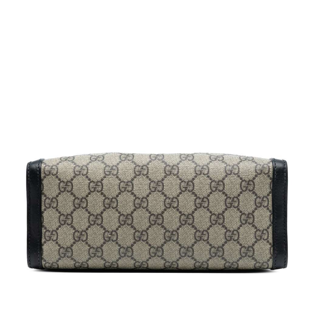 Gucci Small GG Supreme Padlock Tote Brown Canvas Very good condition - Inside View