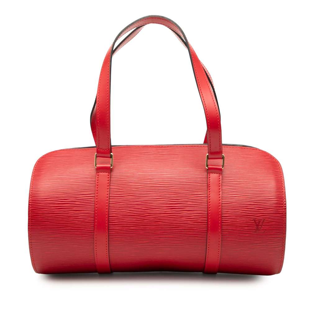 Louis Vuitton Epi Soufflot Red Leather Very good condition - Front View