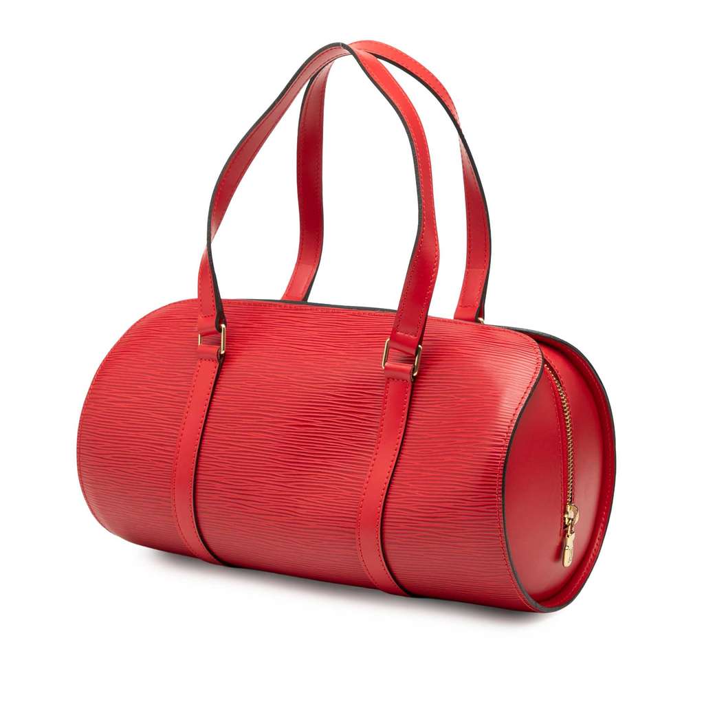 Louis Vuitton Epi Soufflot Red Leather Very good condition - Back View