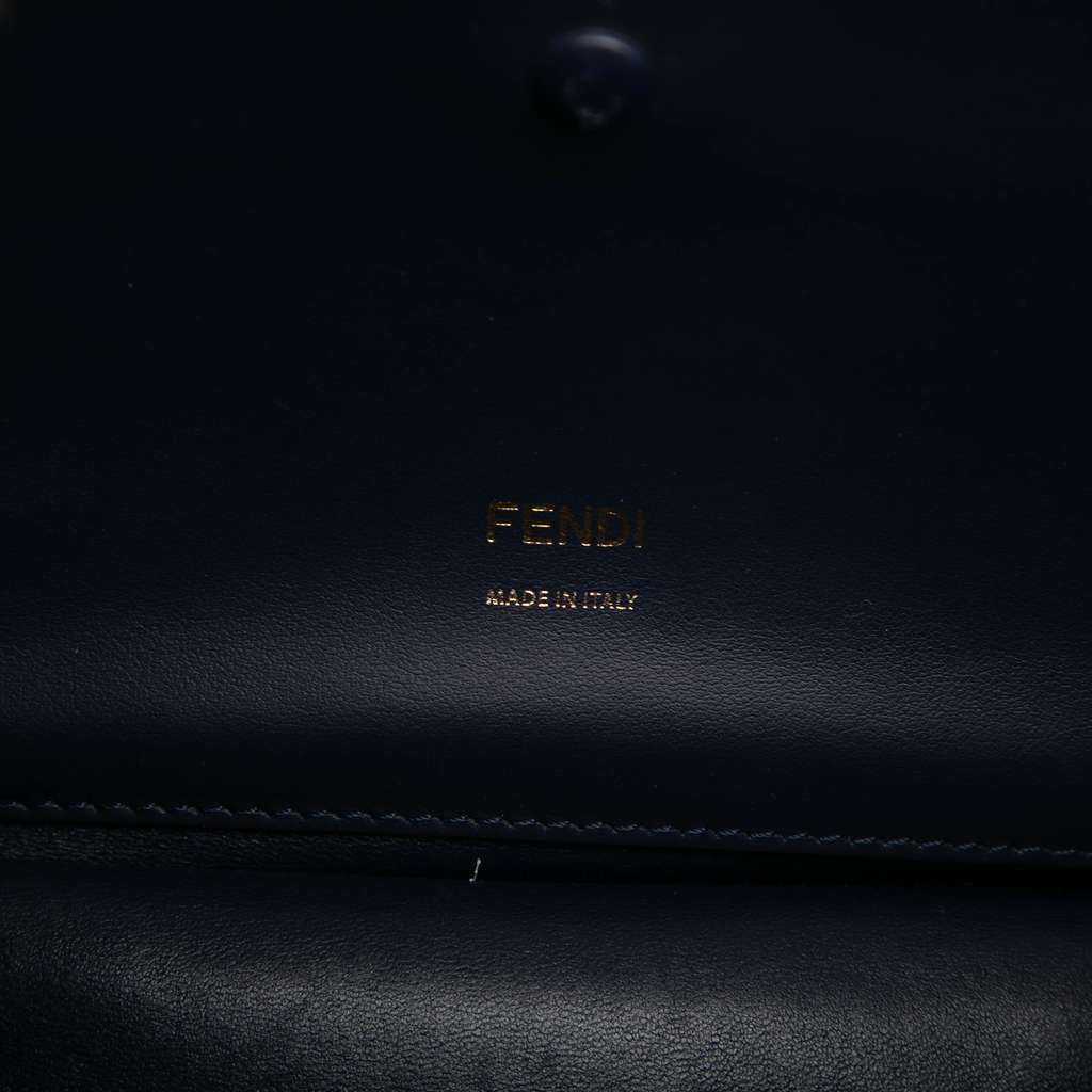 Fendi Calfskin Kan U Satchel Brown Leather Very good - Box View