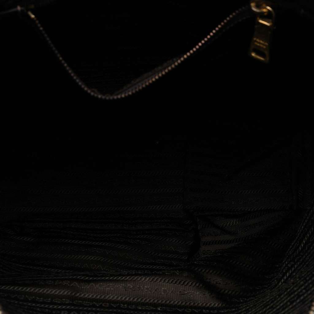 Prada Tessuto Zip Top Convertible Tote Brown Very good condition - Model View