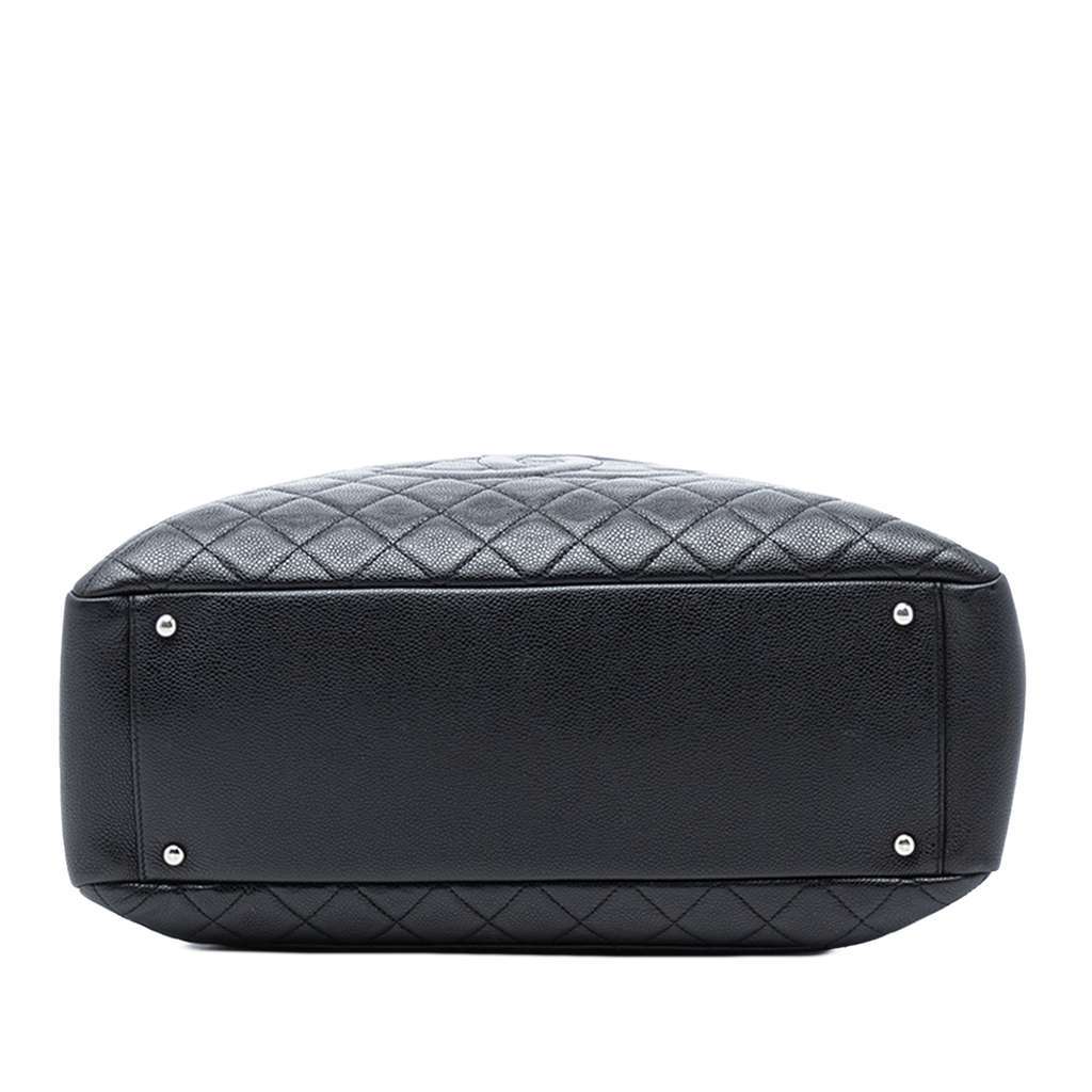Chanel Caviar Grand Shopping Tote XL Black Leather Very good condition - Inside View