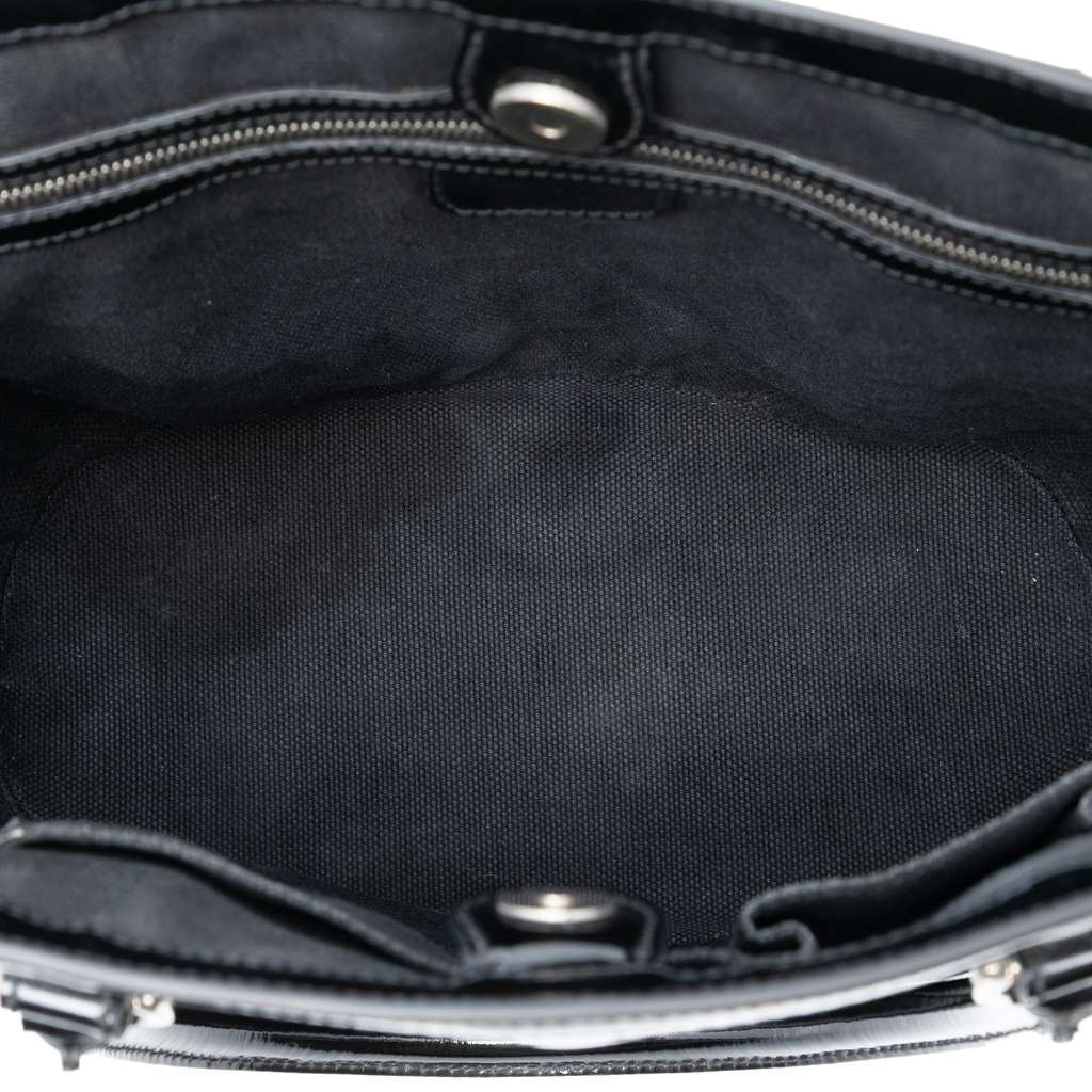 Dior Diorissimo Trotter Patent Tote Black Leather Very good - Model View