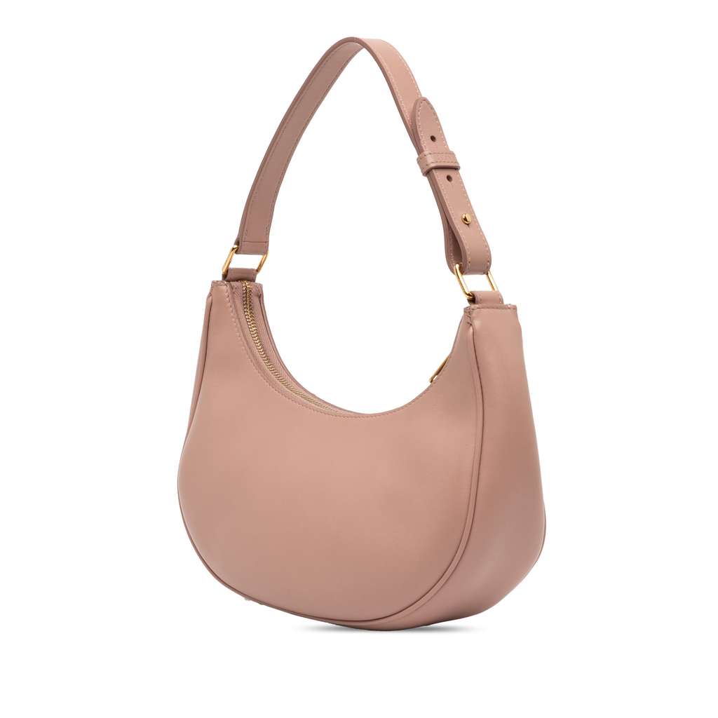 Celine Medium Smooth Calfskin Ava Shoulder Bag Pink Leather Very good - Back View