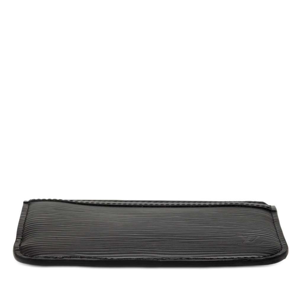 Louis Vuitton Epi Key Pouch Black Leather Good - Inside View