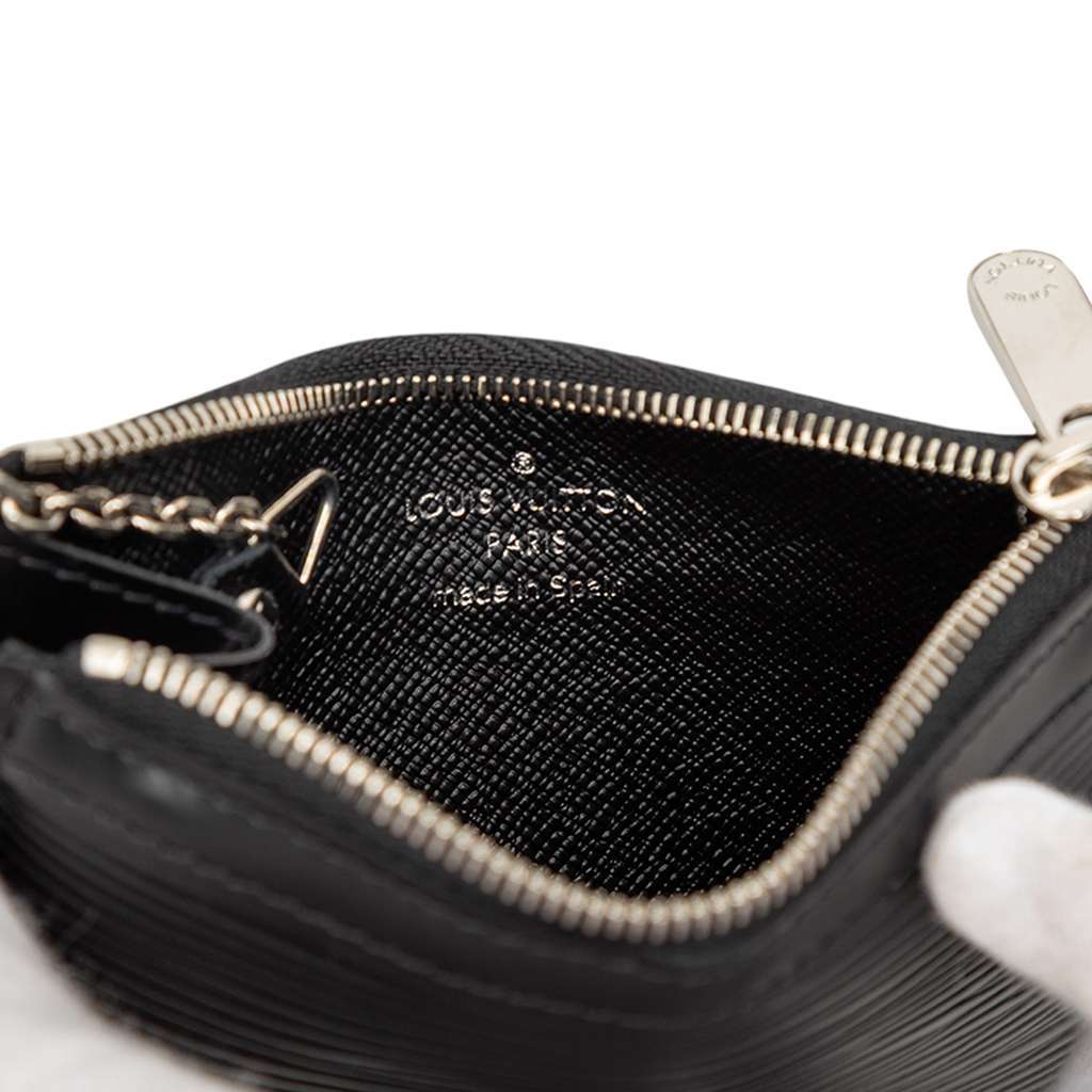 Louis Vuitton Epi Key Pouch Black Leather Good - Box View