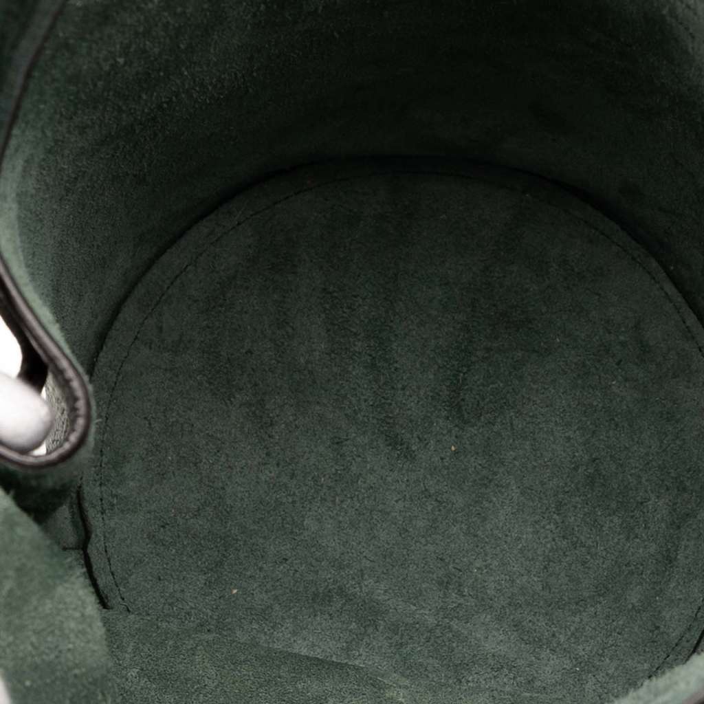 Celine Nano Leather Big Bucket Bag Green Leather Very good - Model View