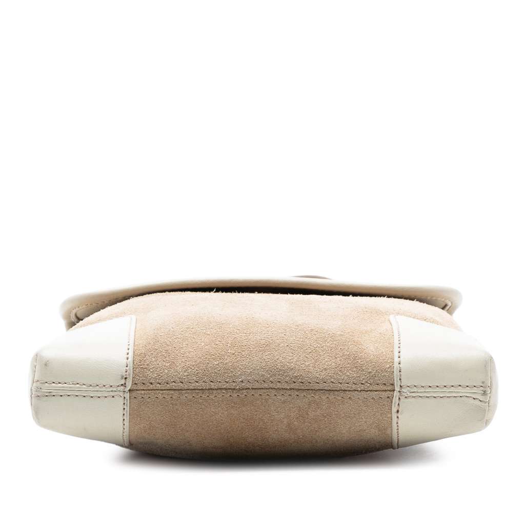Loewe Suede Anagram Crossbody Brown Leather Very good - Inside View