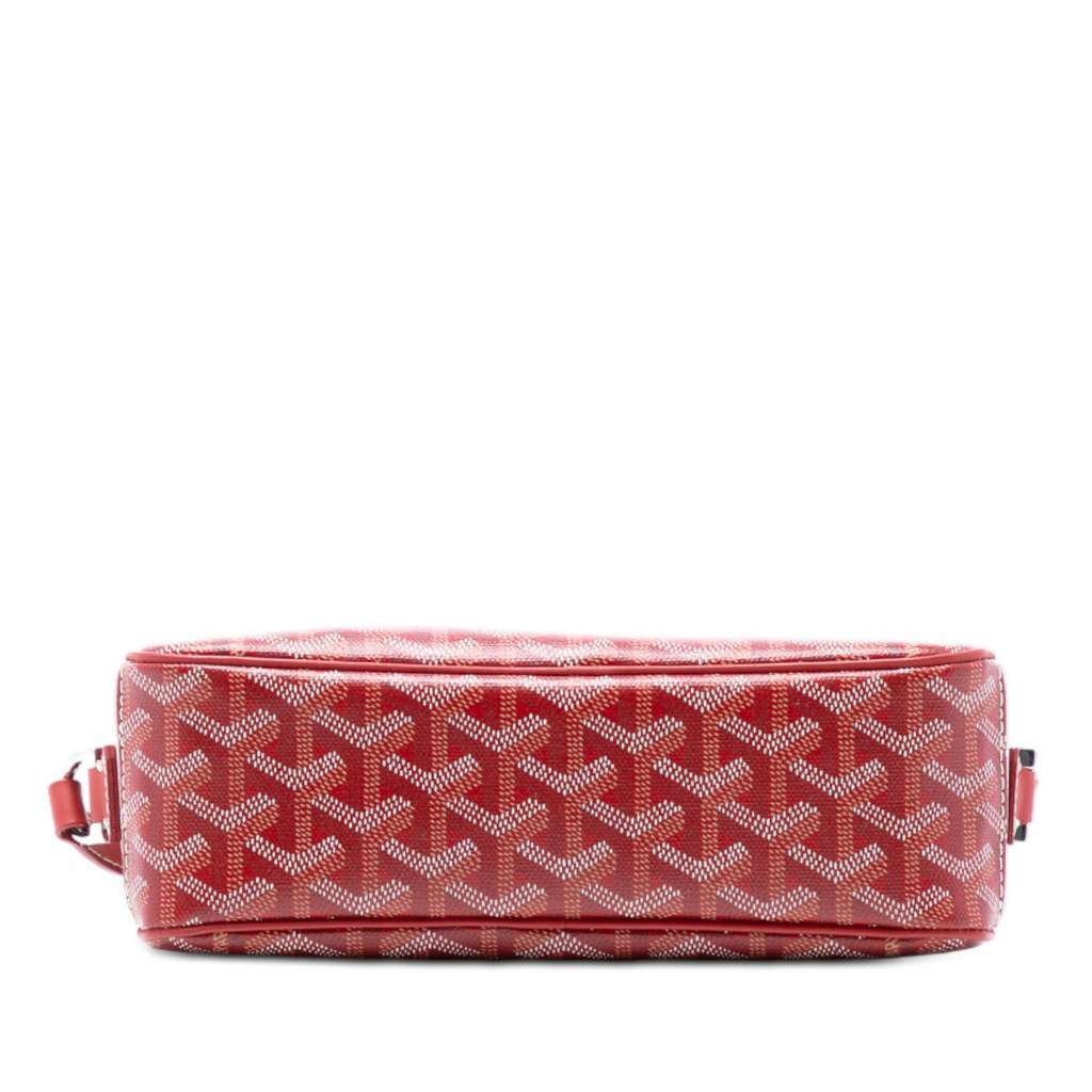 Goyard Goyardine Sac Cap Vert Red Canvas Very good condition - Inside View