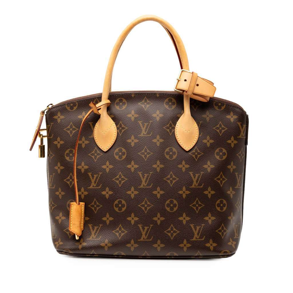 Louis Vuitton Monogram Lockit PM Brown Very good - Front View