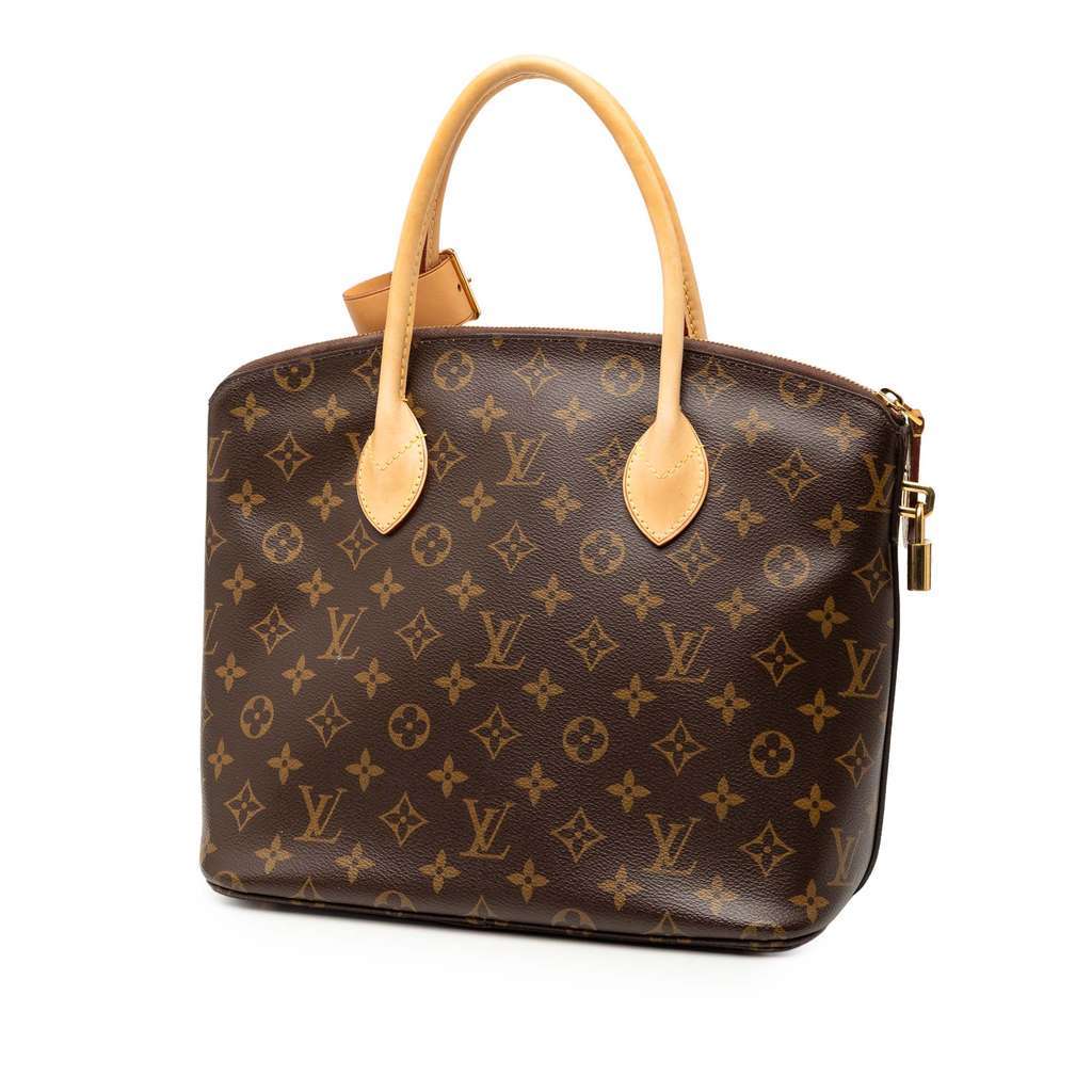 Louis Vuitton Monogram Lockit PM Brown Very good - Back View