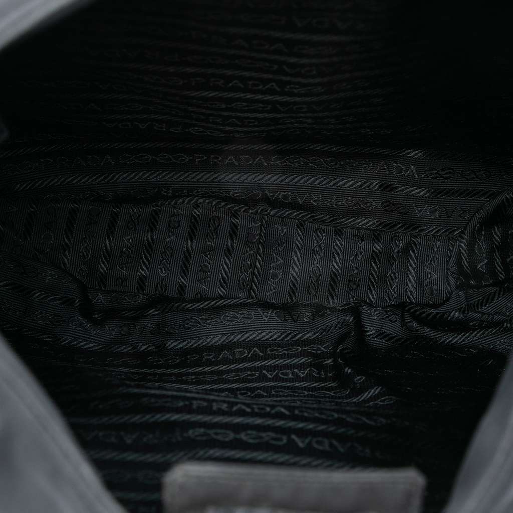 Prada Tessuto Shoulder Bag Black Very good - Model View