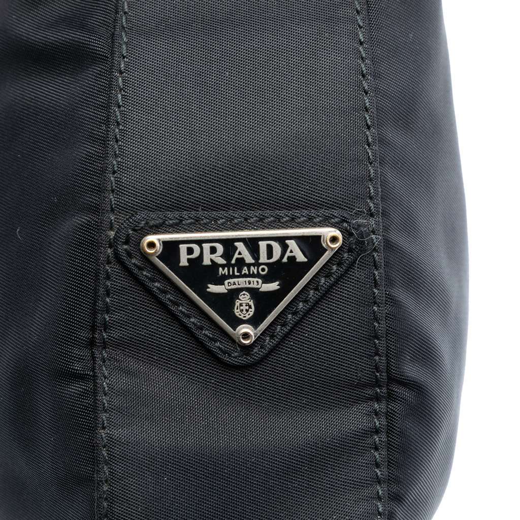 Prada Tessuto Shoulder Bag Black Very good - Box View