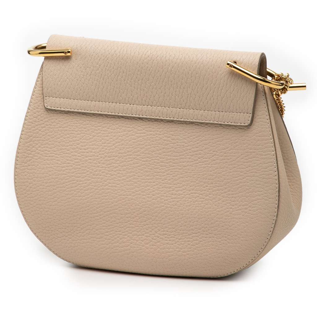 Chloé Small Leather Drew Crossbody Brown Leather Very good condition - Back View