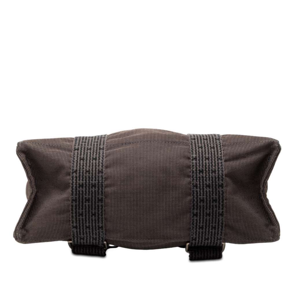 Hermès Canvas Herline Backpack MM Grey Canvas Good condition - Inside View