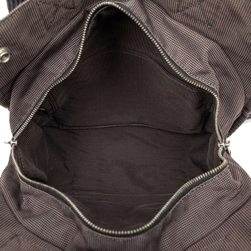 Hermès Canvas Herline Backpack MM Grey Canvas Good condition - Model View
