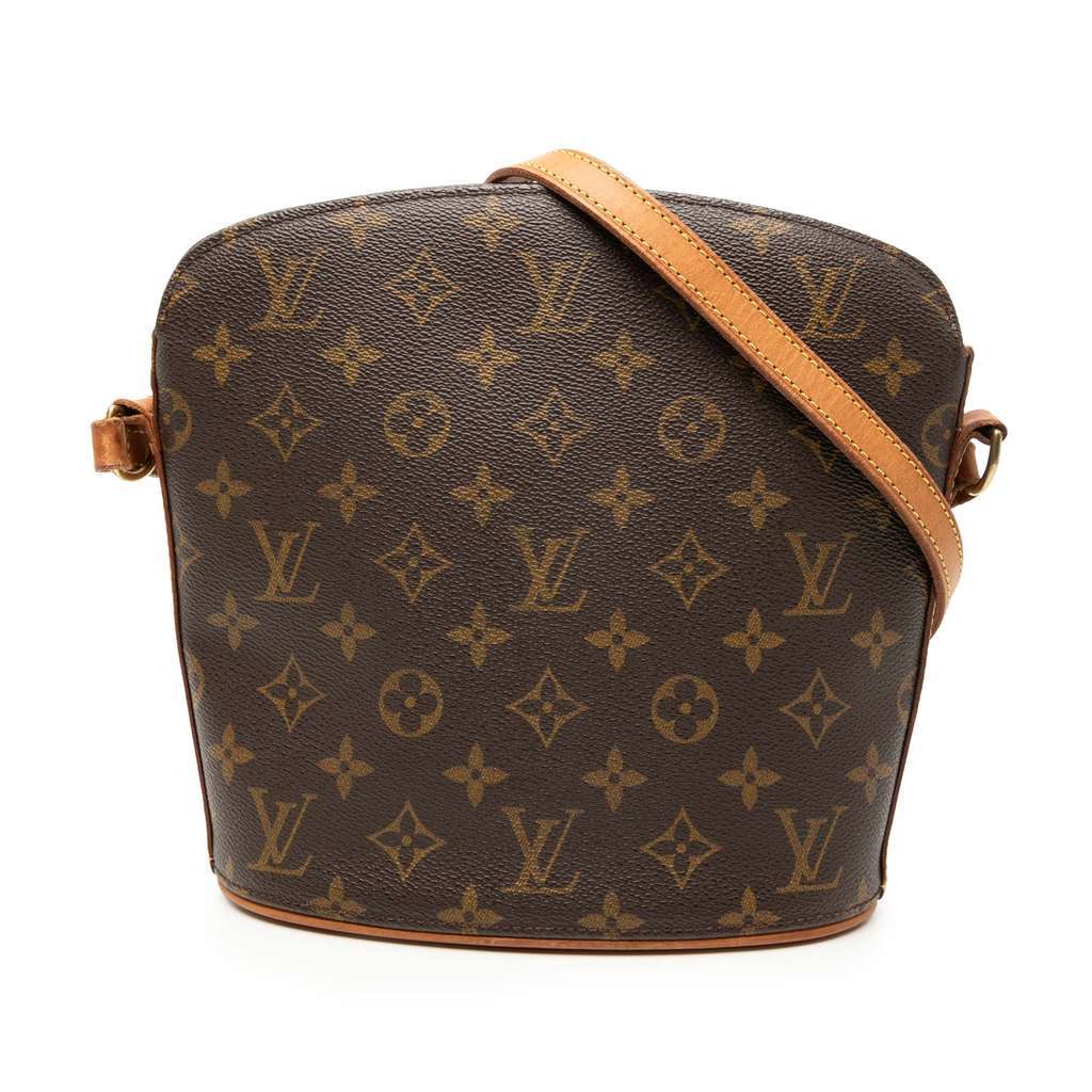 Louis Vuitton Monogram Drouot Brown Good - Front View