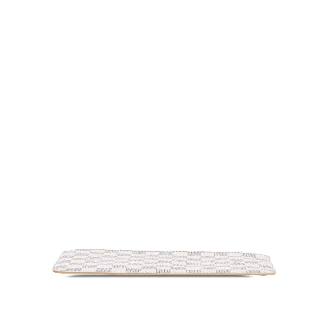 Louis Vuitton Damier Azur Neverfull MM Pouch White Very good - Inside View