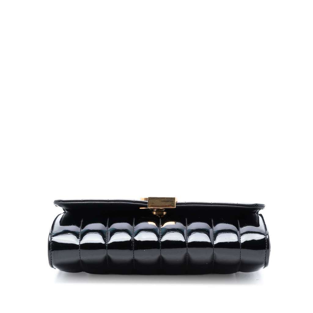 Saint Laurent Medium Patent Vicky Crossbody Black Leather Very good - Inside View