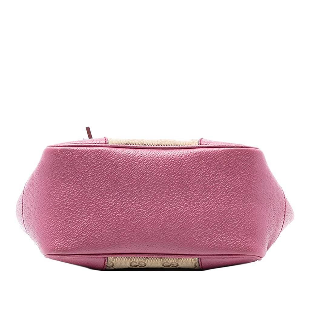 Gucci Small GG Canvas Bree Satchel Brown Canvas Very good - Inside View