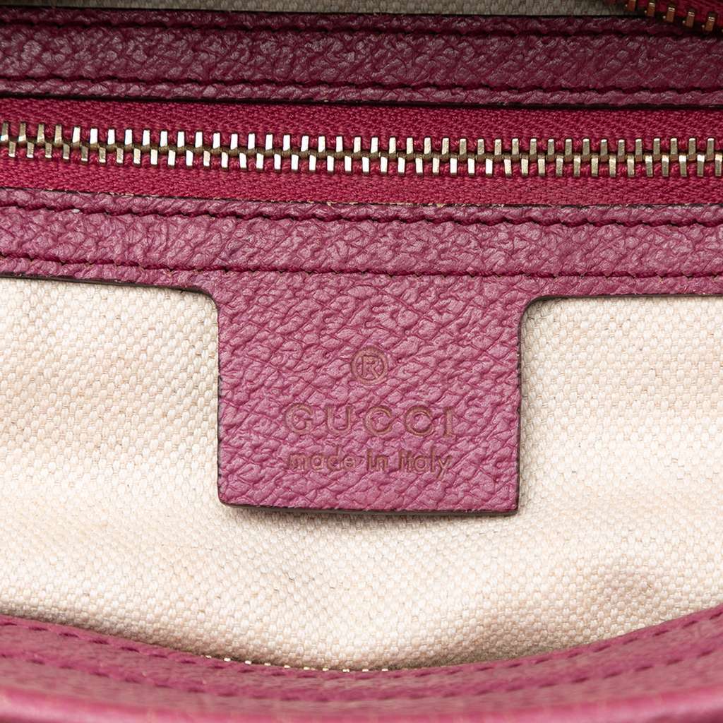 Gucci Small GG Canvas Bree Satchel Brown Canvas Very good - Box View