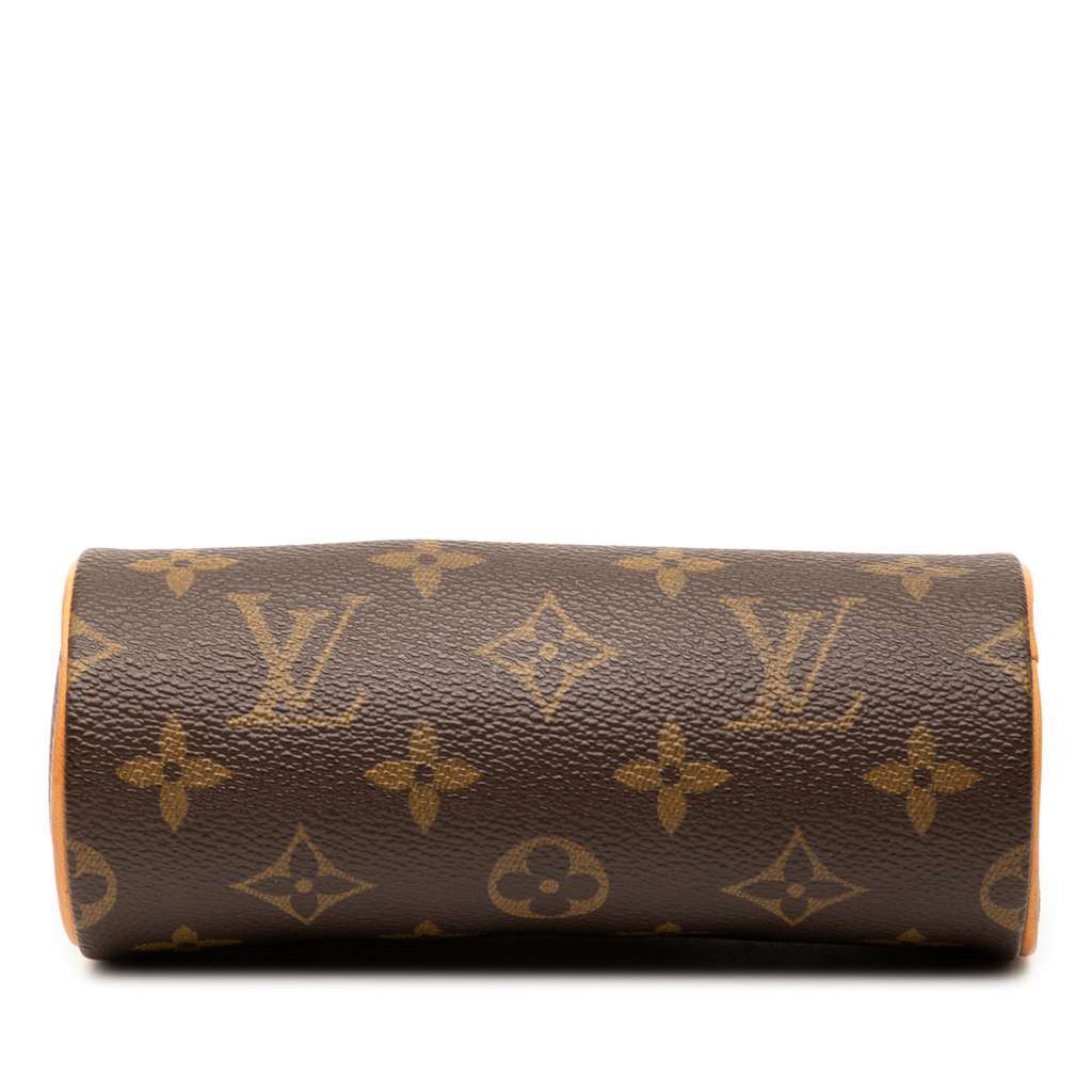 Louis Vuitton Monogram Papillon Pochette Brown Good - Inside View