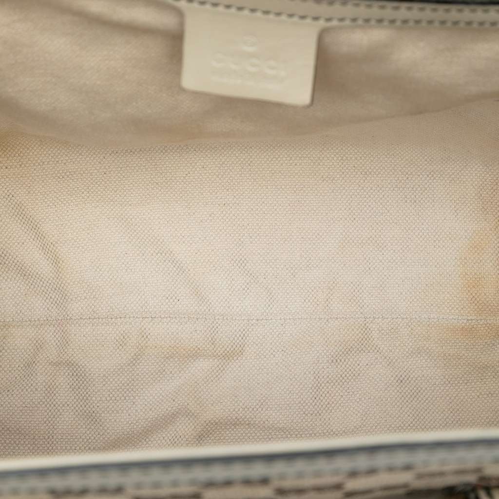 Gucci Large GG Canvas Emily Shoulder Bag Brown Canvas Very good - Model View