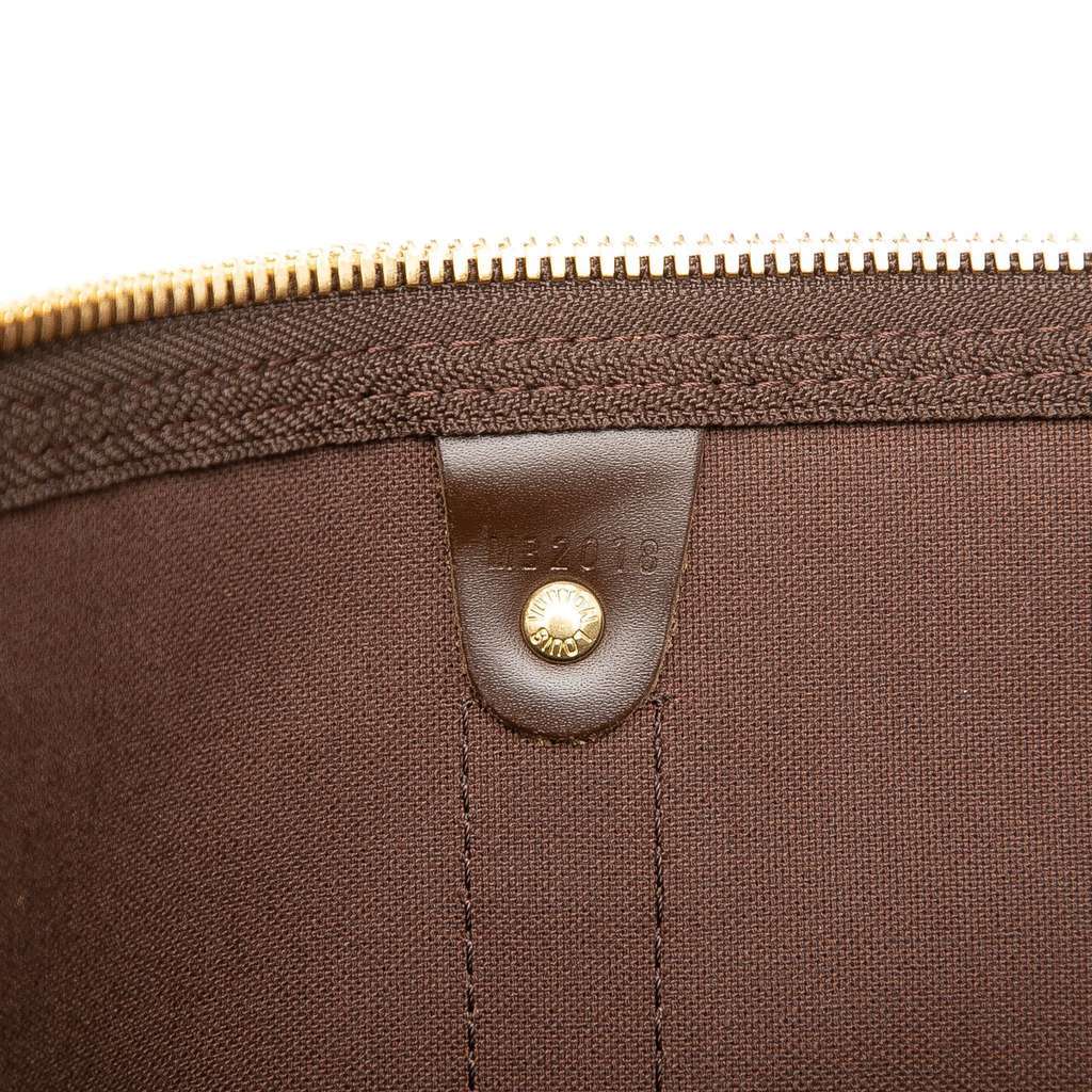 Louis Vuitton Damier Ebene Keepall Bandouliere 55 Brown Very good condition - Box View