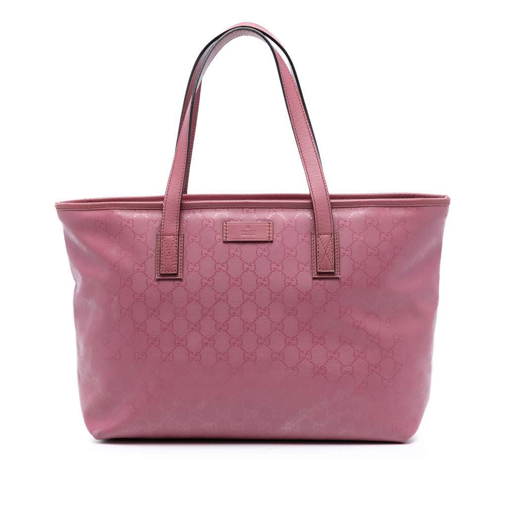 Gucci Medium GG Imprime Tote Pink Canvas Very good condition - Front View