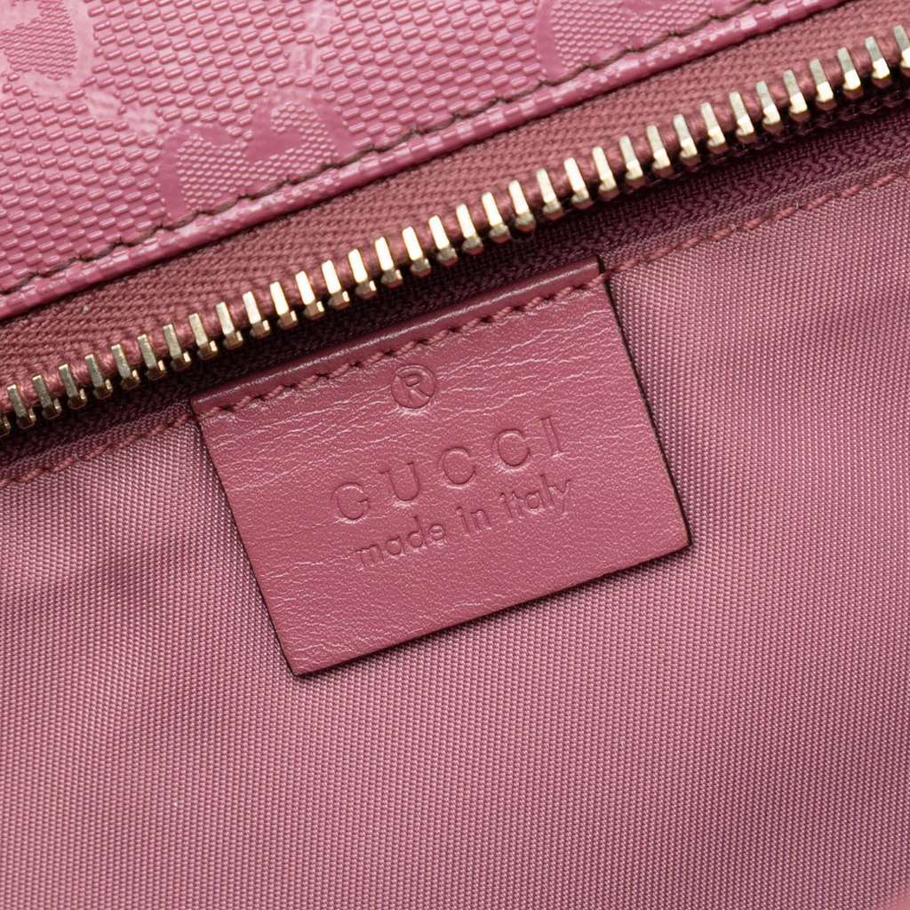 Gucci Medium GG Imprime Tote Pink Canvas Very good condition - Box View