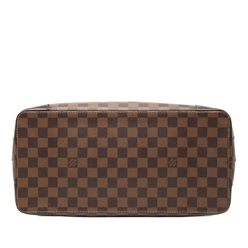 Louis Vuitton Damier Ebene Hampstead MM Brown Good - Inside View