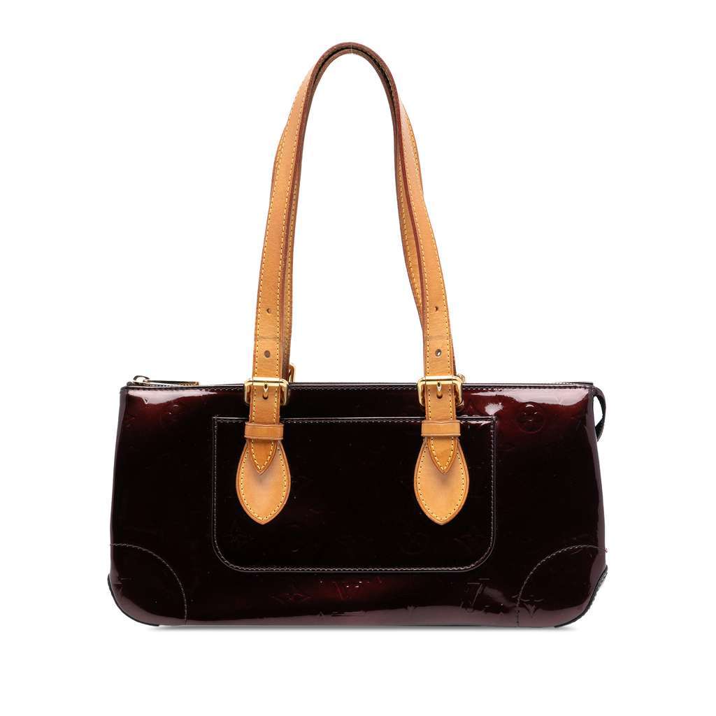 Louis Vuitton Monogram Vernis Rosewood Avenue Purple Leather Good condition - Front View