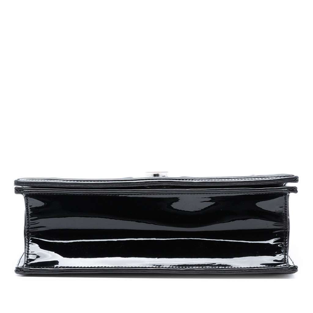Dior Medium Patent Diorama Flap Black Leather Very good condition - Inside View