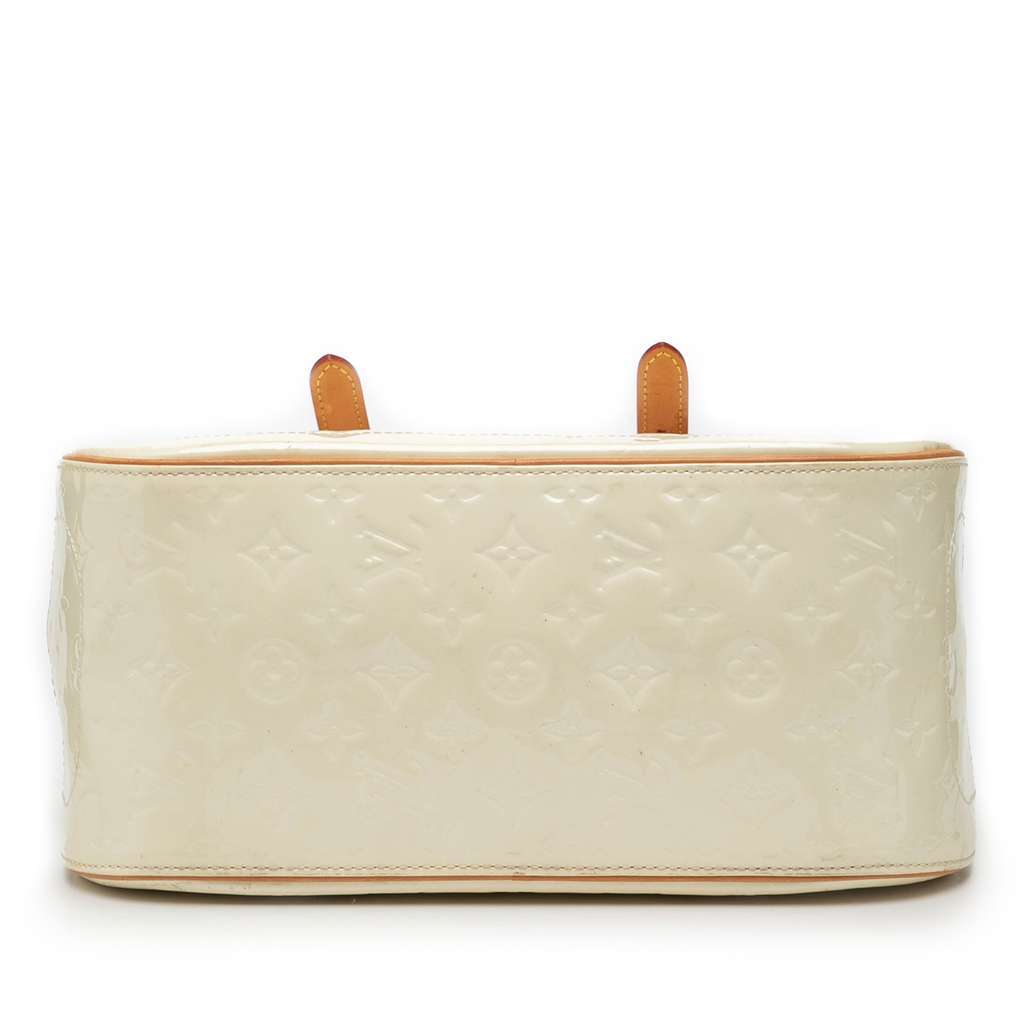 Louis Vuitton Monogram Vernis Summit Drive White Leather Good - Inside View
