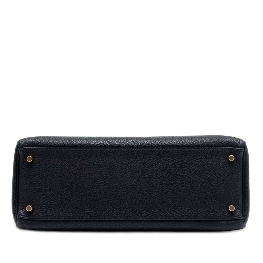 Hermès Togo Kelly II Retourne 32 Black Leather Good condition - Inside View