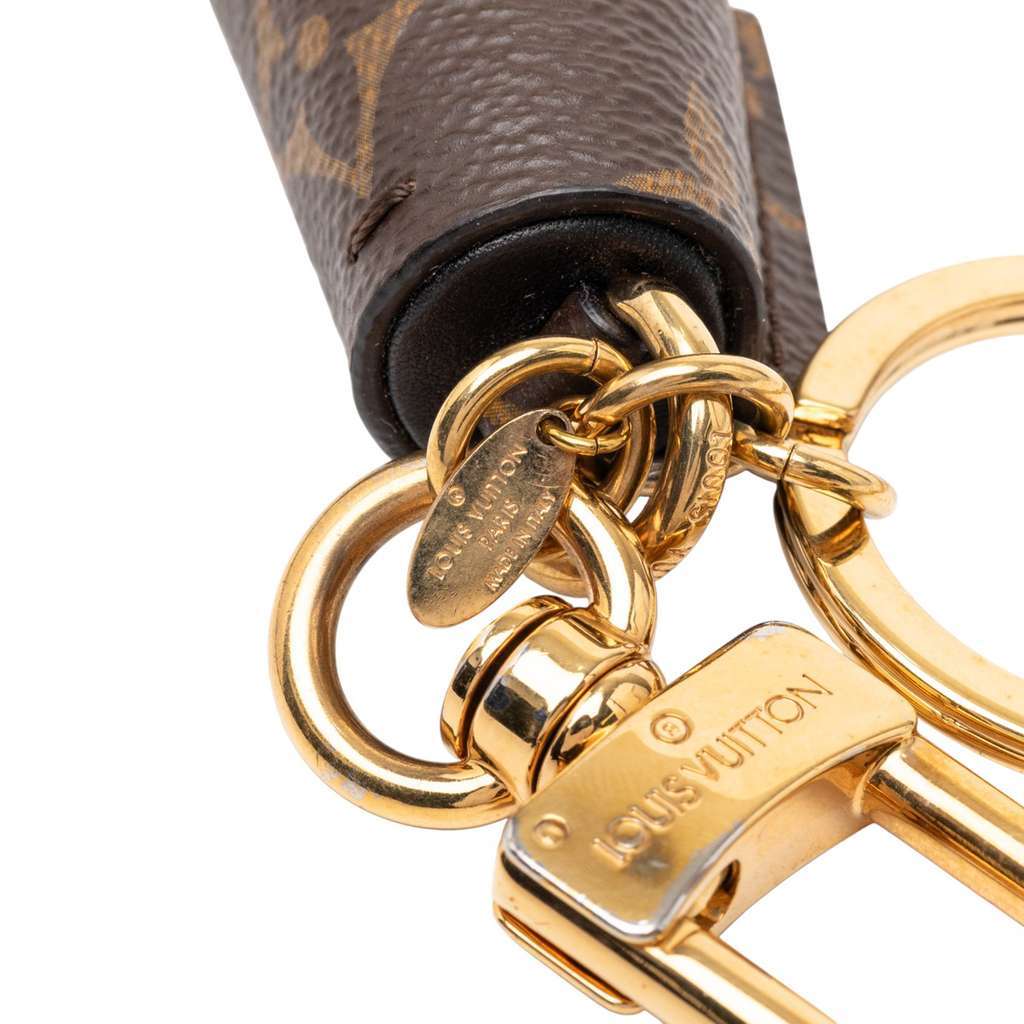 Louis Vuitton Monogram Tassel Bag Charm Brown Good - Model View