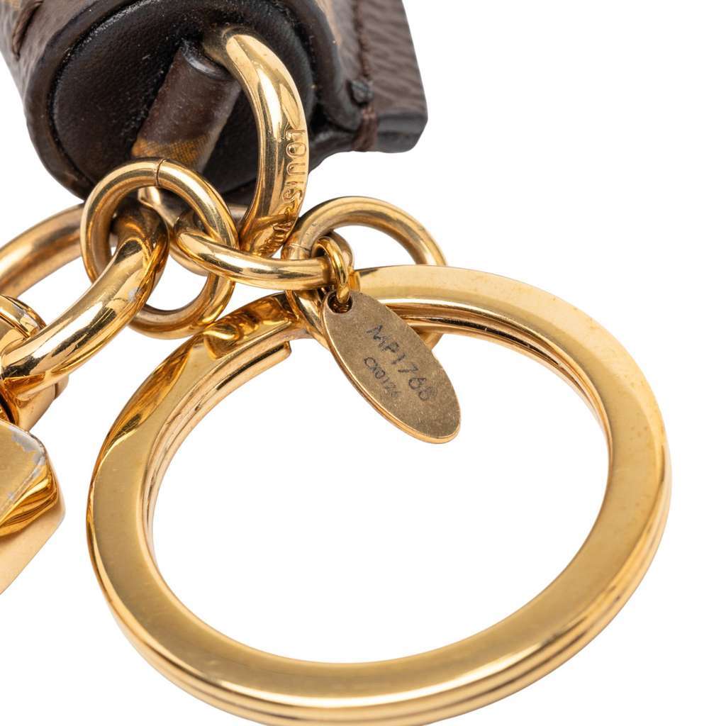 Louis Vuitton Monogram Tassel Bag Charm Brown Good - Box View