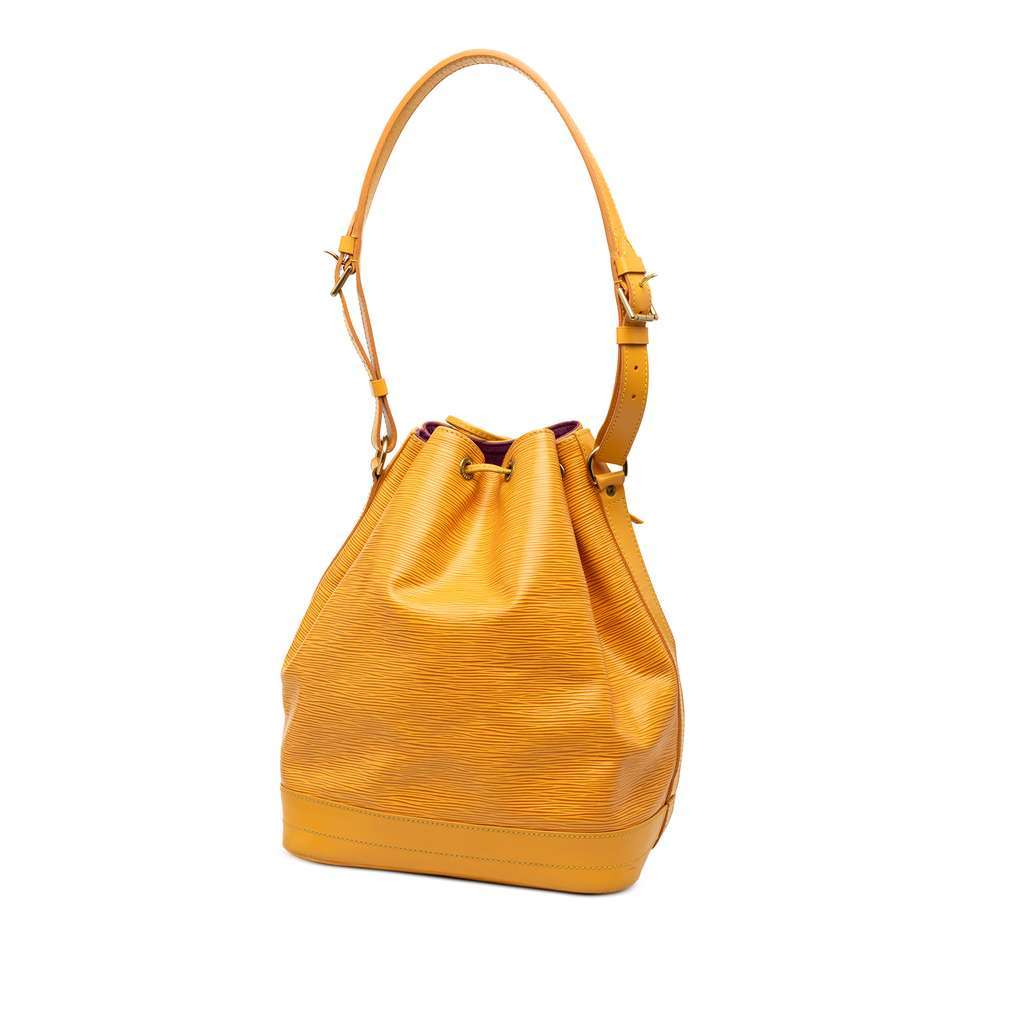 Louis Vuitton Epi Noe GM Yellow Leather Very good condition - Back View