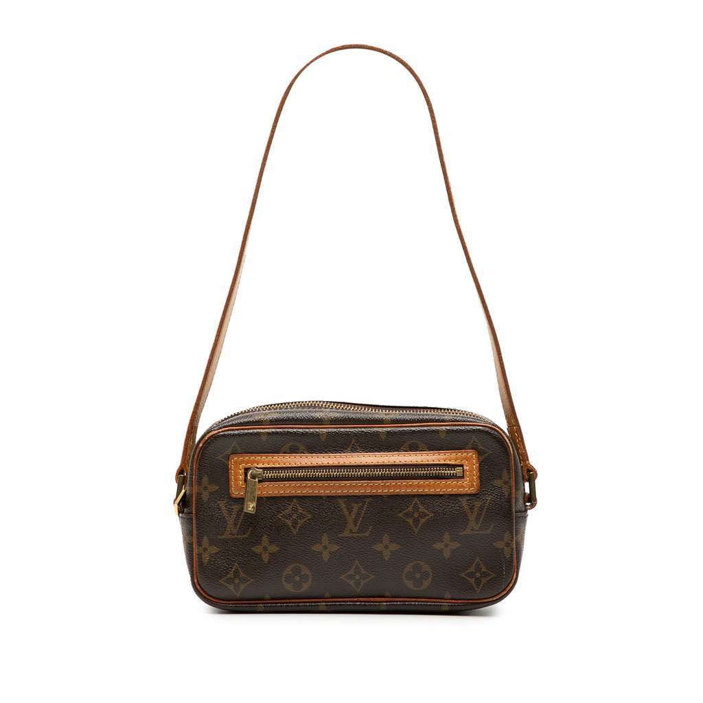 Louis Vuitton Monogram Pochette Cite Brown Very good condition - Front View