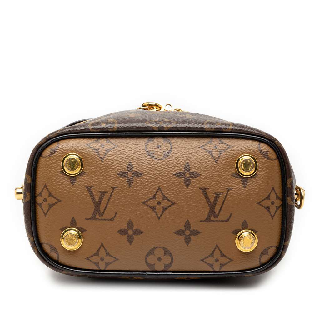 Louis Vuitton Monogram Reverse Vanity PM Brown Very good - Inside View