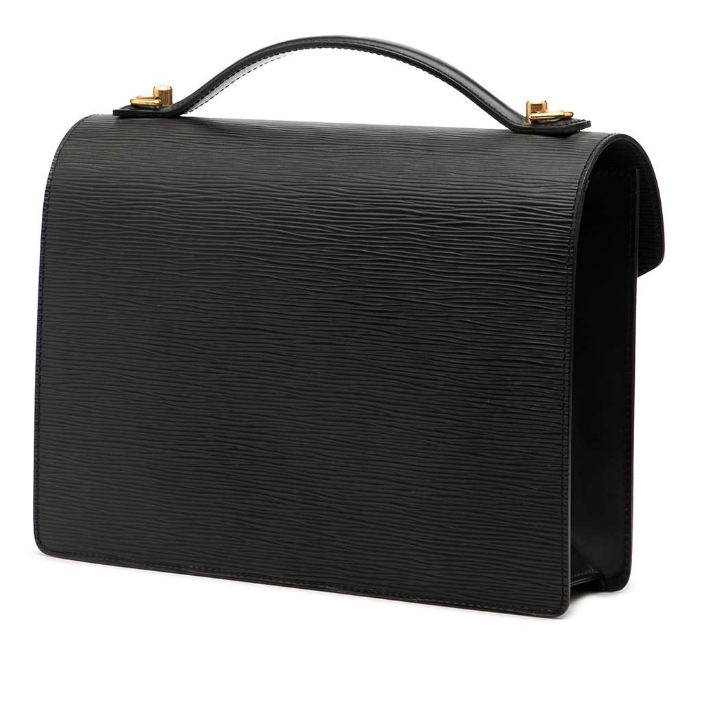 Louis Vuitton Epi Monceau 28 Black Leather Very good condition - Back View