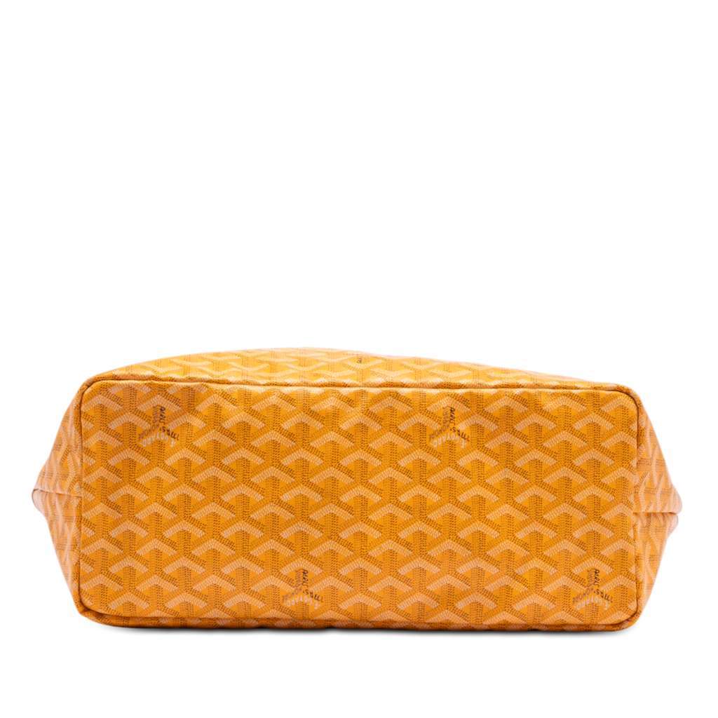 Goyard Goyardine Saint Louis PM Yellow Canvas Very good - Inside View