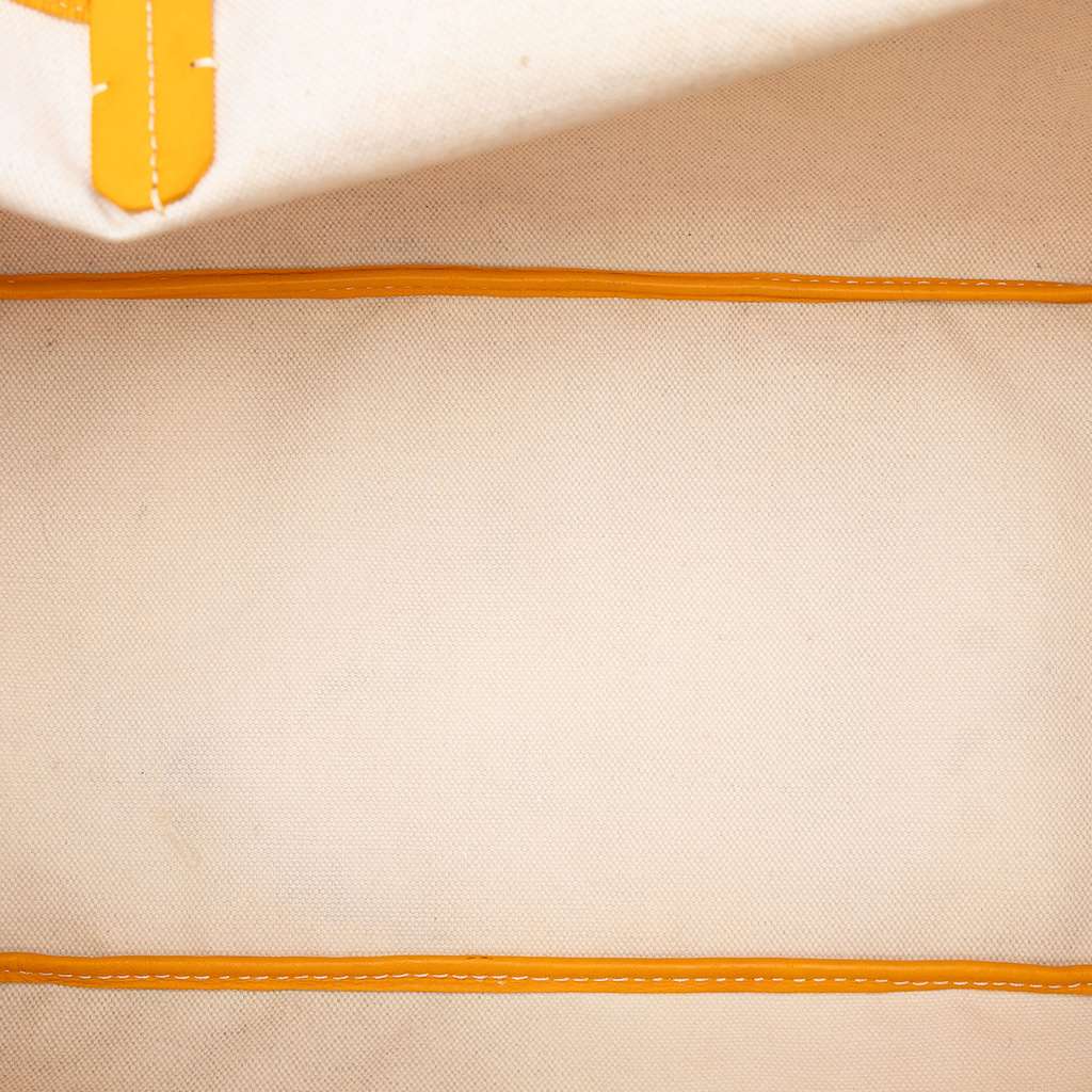 Goyard Goyardine Saint Louis PM Yellow Canvas Very good - Model View